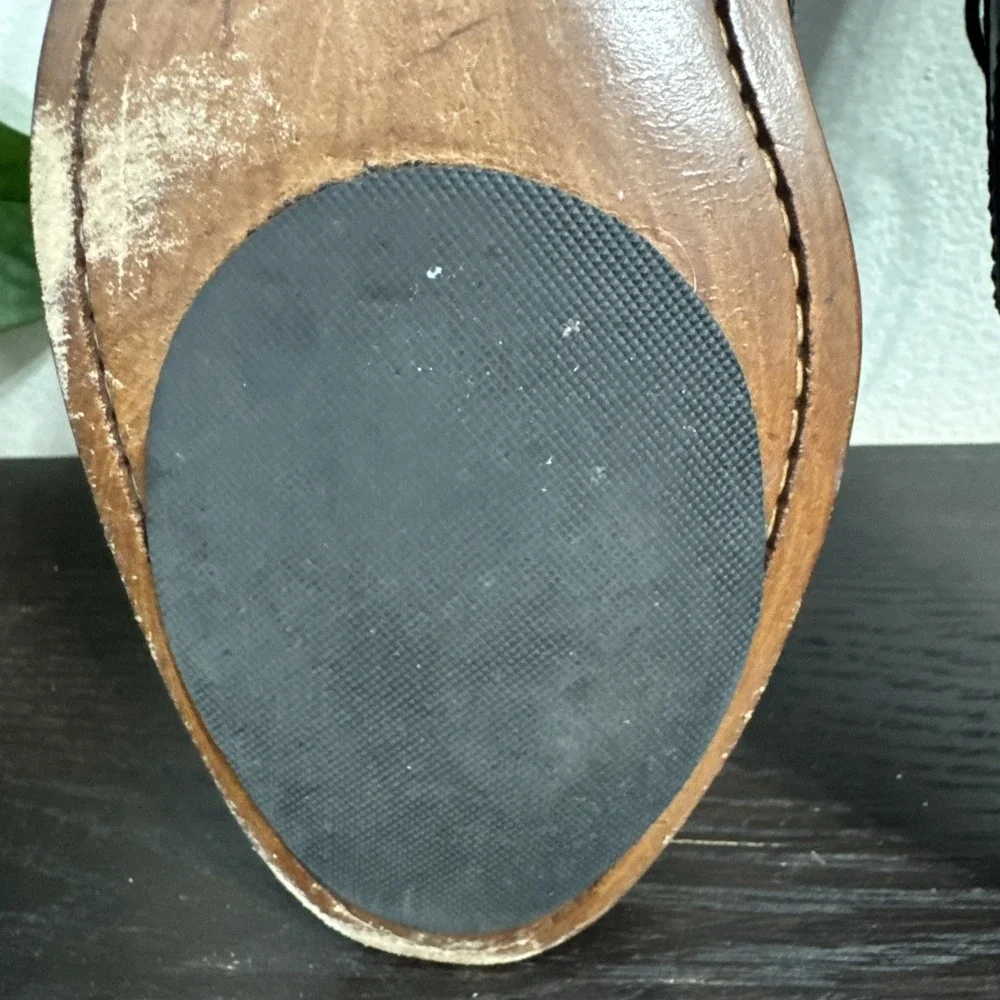 Clif Paris shoes 35.5  Blue Color leather 1